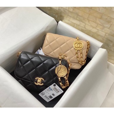 AAAAA Knockoff Chanel Flap Shoulder Bag Original Sheepskin leather AS2488 JK3202Pg26