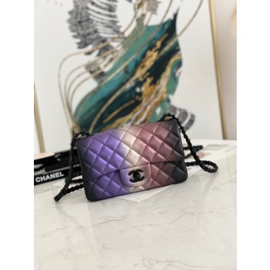 Chanel Flap Mirage Lambskin Shoulder Bag AS1116 black JK2755fc78