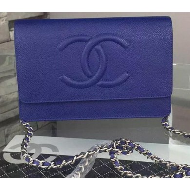 Chanel Flap Shoulder Bag Cannage Pattern A5373 Blue JK418rJ28