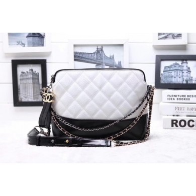 Chanel Shoulder Bag Calfskin Leather A95623 White JK5489ff76