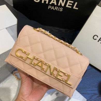 Chanel small Flap Bag Original Sheepskin Leather AS1490 light pink JK4143DV39