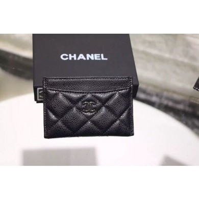 Chanel Wallet C9302 Black JK1471Wi77