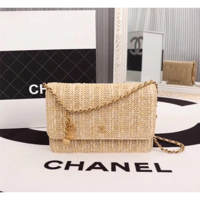 Chanel WOC Original Leather Flap cross-body bag B33814 JK5077lk46