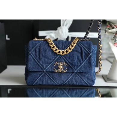 Copy Best CHANEL Denim 19 Flap Bag AS1160 AS1161 AS1162 blue JK4206Qc72