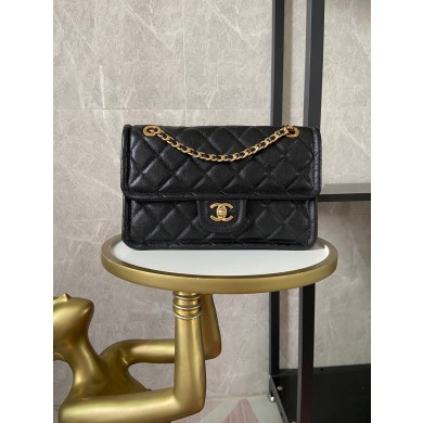 Fake Chanel flap bag Grained Calfskin AS2357 black JK3383QF99