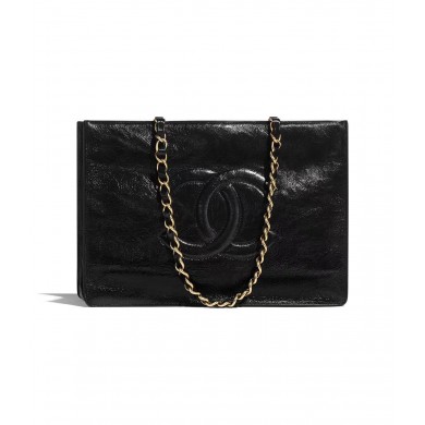 High Quality Imitation Chanel Original Leather Tote Shopping Bag AS1943 Black JK3938wn47