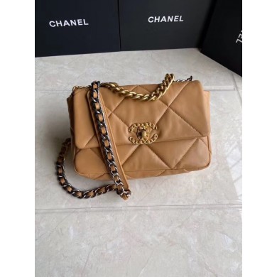 Hot Replica Chanel 19 flap bag AS1160 brown JK3821wR89