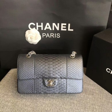 Imitation Chanel Original Python Leather Shoulder Bag CF1112H JK5583VO34