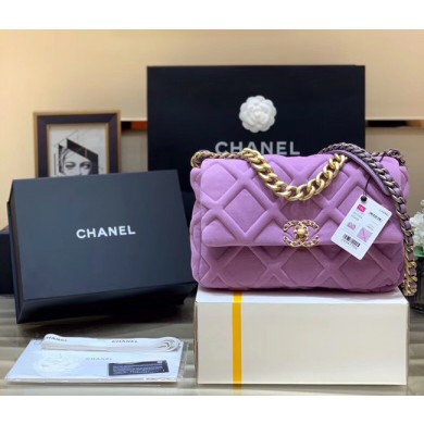 Knockoff CHANEL 19 Flap Bag AS1160 AS1161 AS1162 Lavender JK4240ch31