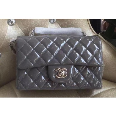 Luxury Chanel mini Classic Flap Bag Original Patent A1116 Grey JK177UV86