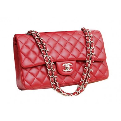 New Chanel 2.55 Series Bags Original Lambskin Leather CFA1112 Burgundy JK928Uf80