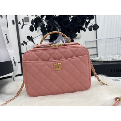 Replica CHANEL HANDBAG Grained Calfskin&Gold-Tone Metal AP3222 pink JK2453ec82