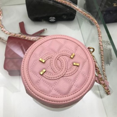 Replica Chanel Original Clutch with Chain A81599 pink JK4982DY71