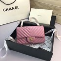 AAA 1:1 Chanel Classic Flap Bags Light Pink Original Sheepskin Leather 1116 Gold JK5684vi59
