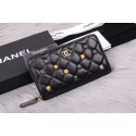 AAA Chanel Lambskin & Gold-Tone Metal A81611 black JK1360zK34