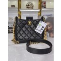 AAAAA Imitation Chanel Calfskin Shoulder Bag AS3111 black JK2609Sy67
