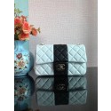 Chanel Classic Flap Shoulder Bag Original Sheepskin leather A01116 White&Black JK2931EB28