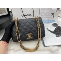 Chanel Flap Original Lambskin Shoulder Bag AS2975 AS2976 Black JK2796fj51