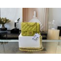 Chanel MINI Flap Bag Original Sheepskin Leather 1115 Lemon JK2628Va47