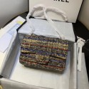 CHANEL Tweed Calfskin -Tone & Gold-Tone Metal 1116 apricot JK4526nQ90
