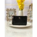 Chanel zipped wallet Goatskin AP31504-1 Black JK1163jf20