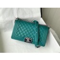 Knockoff Best Chanel Le Boy Flap Shoulder Bag Original Leather A67086 green JK3318sm35