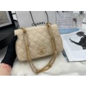 Knockoff Chanel Flap Lambskin Shoulder Bag AS2976 cream JK2784iV87