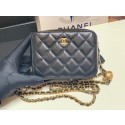 Knockoff Chanel Lambskin camera bag AS2463 black JK2740JF45