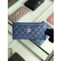 Replica Chanel Calfskin Leather & Gold-Tone Metal A84107 blue JK1294ij65