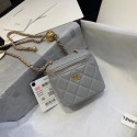 Replica Chanel Original Small classic chain box handbag AP1447 light grey JK4137CQ60