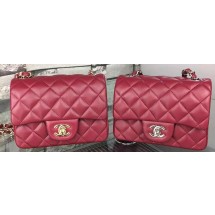 AAA Replica Chanel Classic Flap Bag Original Sheepskin Leather A5171 Burgundy JK491Oy84