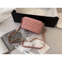 AAA Replica Chanel mini Shoulder Bag Leather B93825 pink JK4649cf50