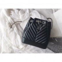 AAA Replica CHANEL Original Gabrielle Small Backpack A94485 black JK5014cf50