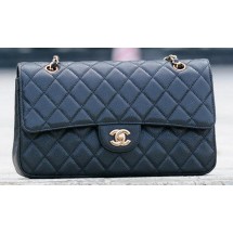 AAAAA Knockoff Chanel Classic Flap Bag Black Cannage Pattern A1113 Gold JK476Pg26