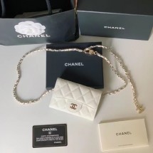 Chanel Original Grained Calfskin Pocket 81081 white JK3293RX32