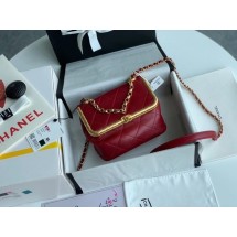 Chanel Original mini Magnet buckle bag AS1886 red JK3899dw37