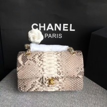 Chanel Original Python Leather Shoulder Bag CF1112S JK5577Mn81