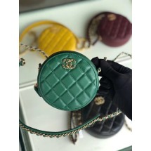CHANEL Sheepskin Chain packet A0725 green JK4246CD62