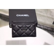 Chanel Wallet C9302 Black JK1471Wi77