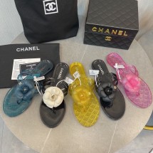 Copy Chanel Slippers Shoes CC62319 Flower JK5628Kn92