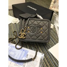 Imitation Chanel mini Vanity Case Original A93342 black JK4897QN34