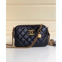 Imitation Cheap Chanel classic clutch with chain A94105 black JK4880fV17