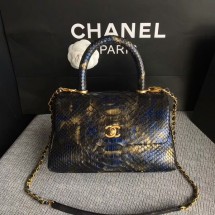 Imitation High Quality Chanel Original Python Leather Tote Bag 8119J JK5395Bo39