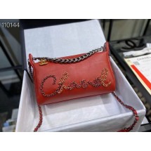 Luxury Chanel Original Soft Leather Small Shoulder bag AS0592 red JK4051Lv15