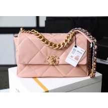 Replica Chanel 19 flap bag AS1161 pink JK3772CQ60