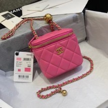 Replica Chanel Original Small classic chain box handbag AP1447 rose JK4138KG80