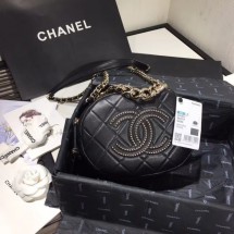 Replica Chanel Original Small classic Sheepskin camera bag AS1511 black JK4084it96