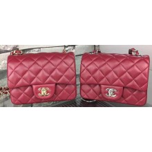 AAA Replica Chanel Classic Flap Bag Original Sheepskin Leather A5171 Burgundy JK491Oy84