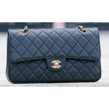 AAAAA Knockoff Chanel Classic Flap Bag Black Cannage Pattern A1113 Gold JK476Pg26