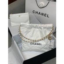 Chanel Calf leather shopping bag AS3261 White JK2443FT35